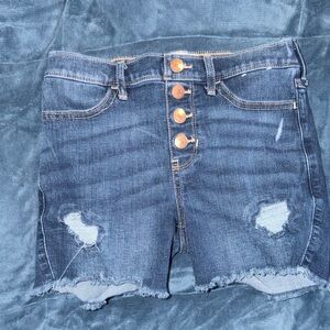 Abercrombie Kids Blue Denim Bike Shorts